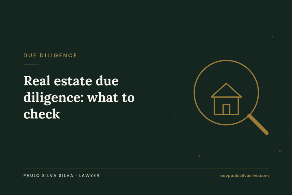 Real estate due diligence: what to check before buying a property