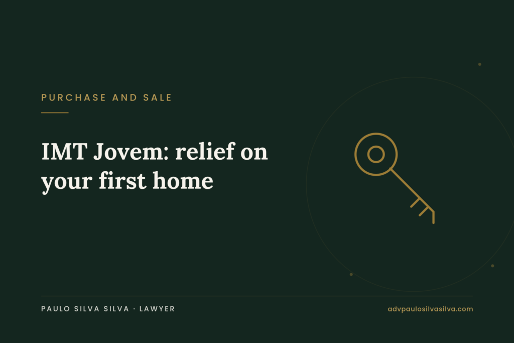 IMT Jovem: tax exemption when buying your first home before 36 — how it works