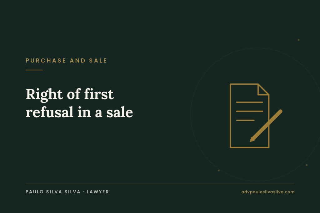 Right of first refusal in property sales: who can pre-empt and how not to lose the deal