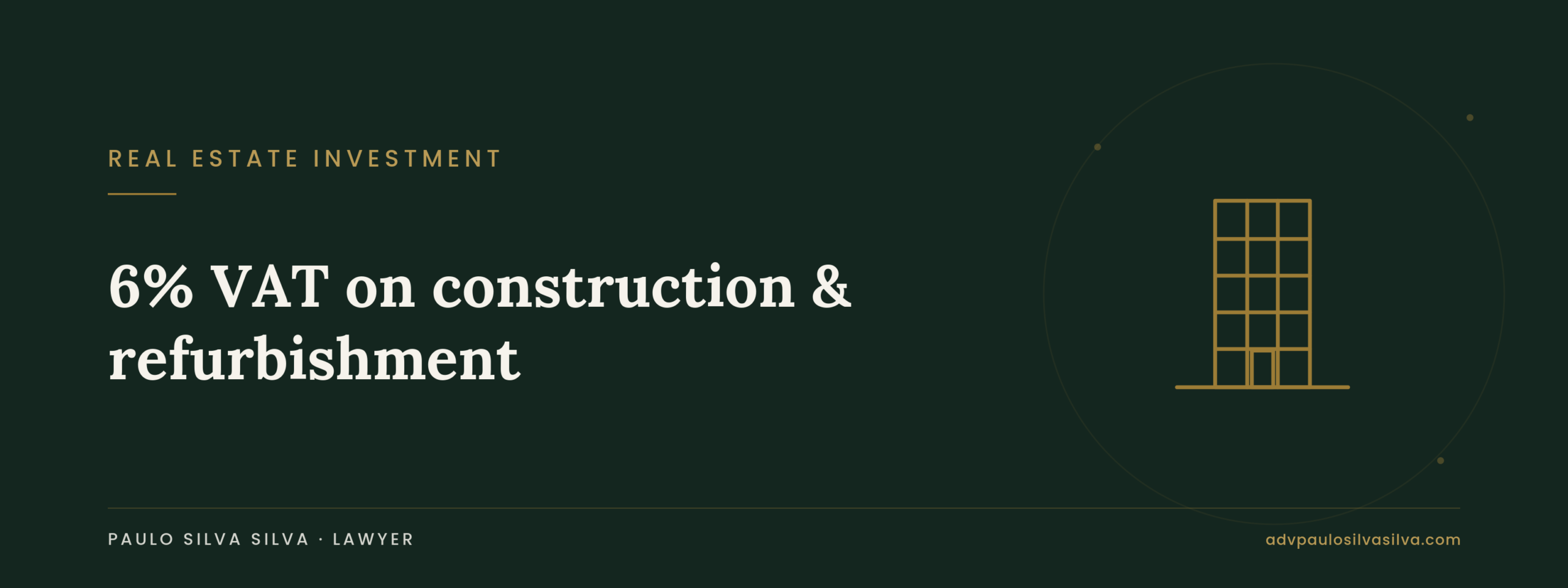 6% VAT on construction and refurbishment for housing: the DL 97/2026 incentive